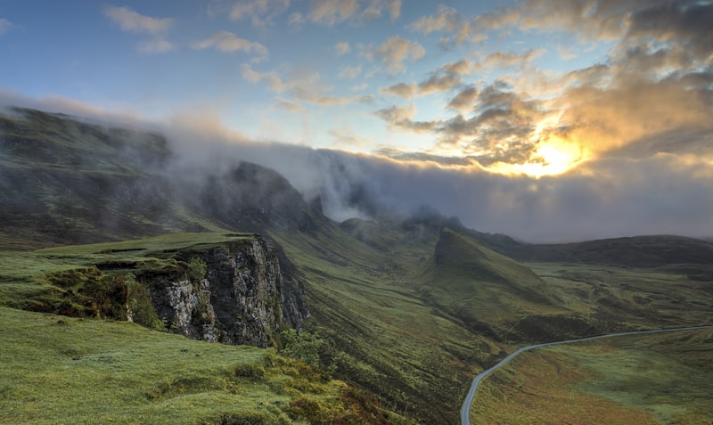 Misty mountains creation